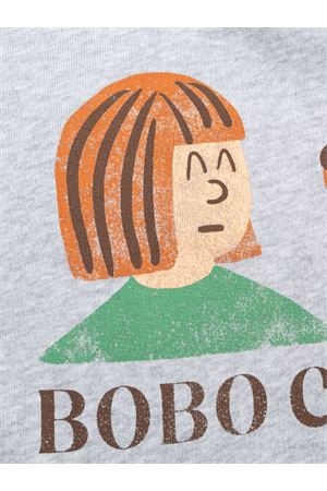 grey cotton sweatshirt BOBO CHOSES KIDS | B126AB030.